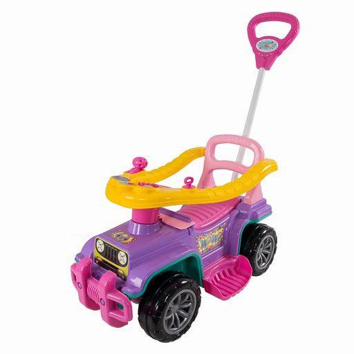 Carrinho De Passeio Infantil Com Empurrador Bebe Jip Jip Menina - Xclusive