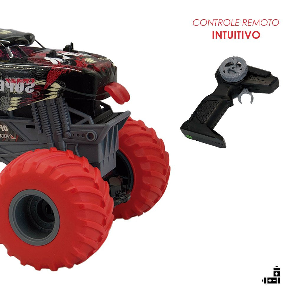 Veiculo Bone Shaker - Carrinho Controle 7 Func - Hot Wheels